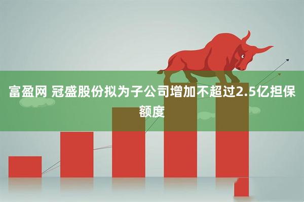 富盈网 冠盛股份拟为子公司增加不超过2.5亿担保额度